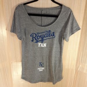 Kansas City Royals maternity t-shirt.  Size medium